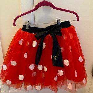 Adult Disney Minnie Mouse costume skirt